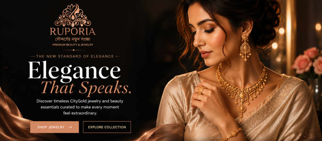 Ruporia premium jewelry collection hero banner